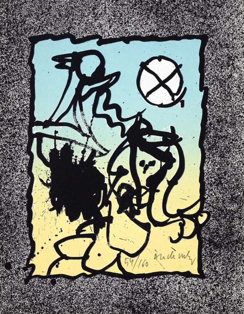 Litografía Alechinsky - Infeuilletables 5 (les)