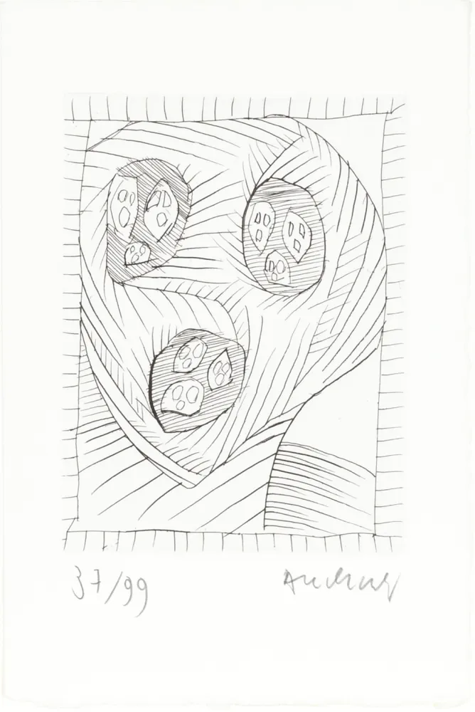 Aguafuerte Alechinsky - Max Loreau