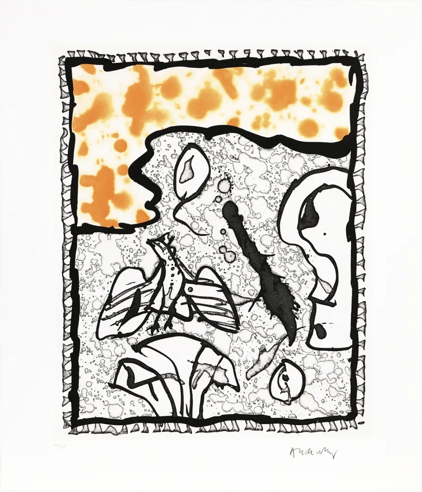 Linograbado Alechinsky - Traité des excitants modernes 01