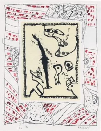 Aguatinta Alechinsky - Troll