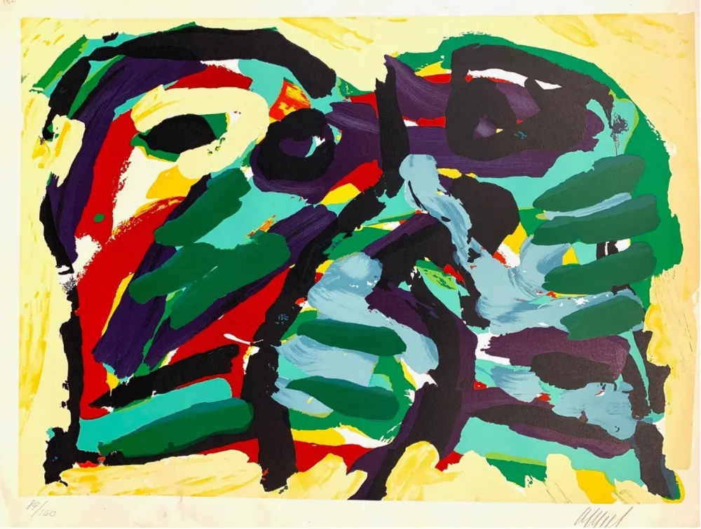 Litografía Appel - Composition