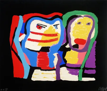 Serigrafía Appel - Deus Personnages