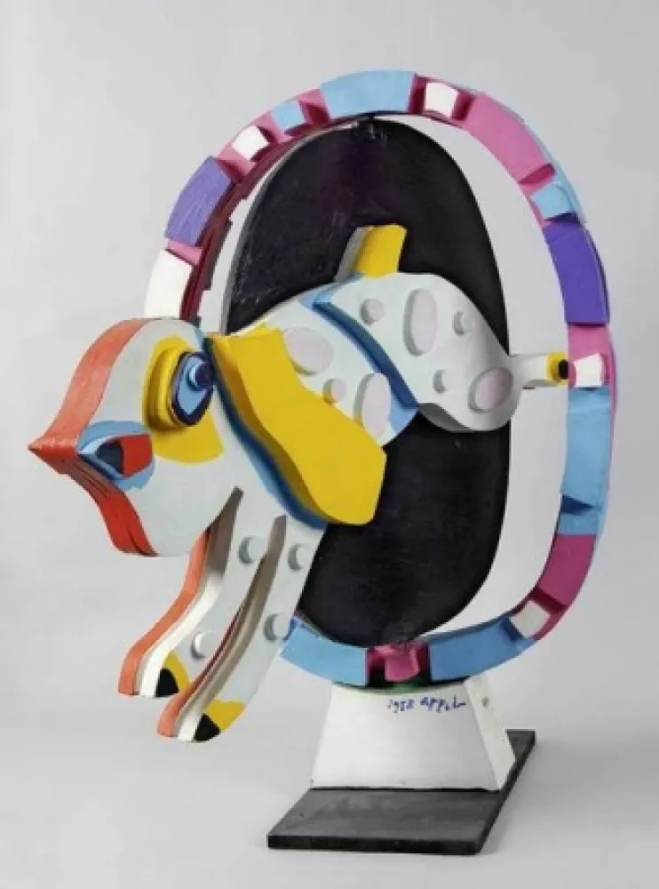 Litografía Appel - Jumping Dog, aus 