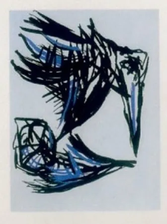 Aguatinta Appel - Los pajaros