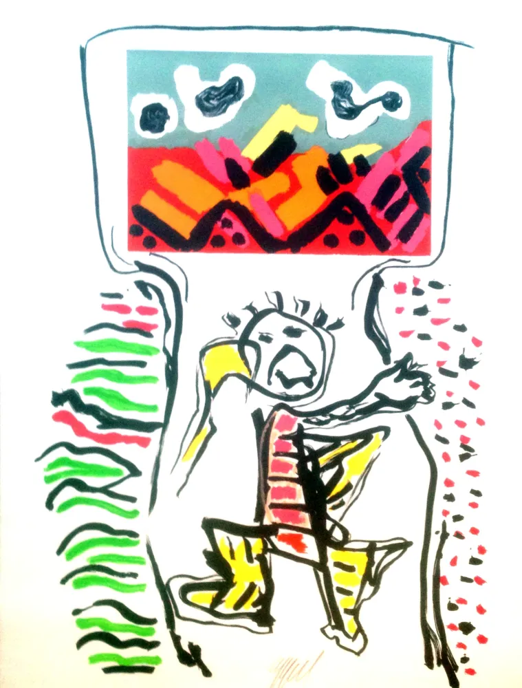 Litografía Appel - Non connu 