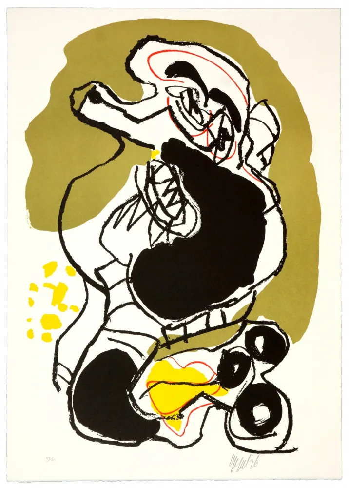 Litografía Appel - Pour Jorn