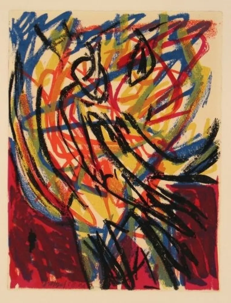 Litografía Appel - Rhapsodie de ma nuit