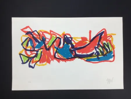 Litografía Appel - Sculture in Amsterdam