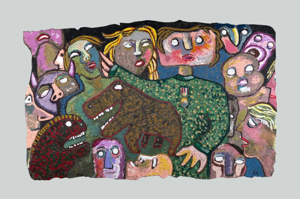 Serigrafía Baj - Folla mutante