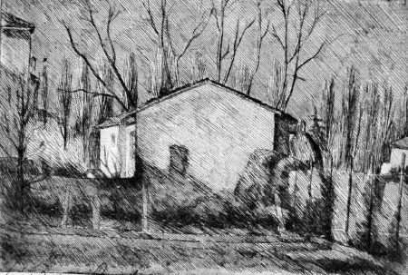 Aguafuerte Barbisan - Inverno