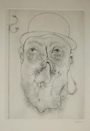 Grabado Bellmer - A Sade 10