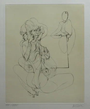 Punta Seca Bellmer - La Table parlante