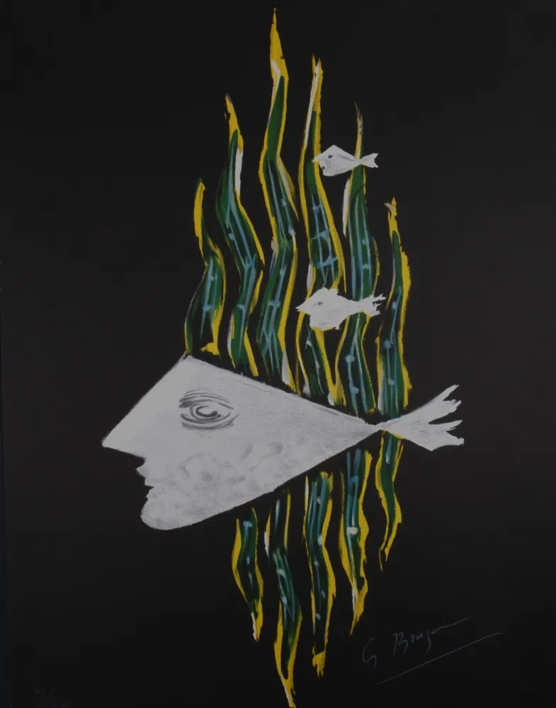 Litografía Braque (After) - Hébé