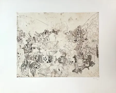 Grabado Castillo - Composition