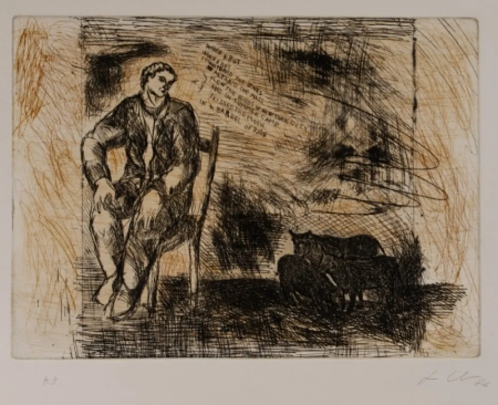 Grabado Chia - When a boy