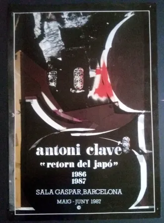 Cartel Clavé - Retorn al Japó - Sala Gaspar 1987