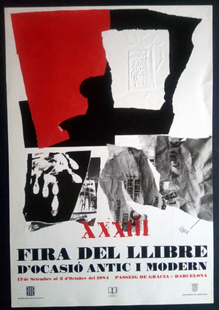Cartel Clavé - XXXIII Fira del llibre d'ocasió antic i Modern