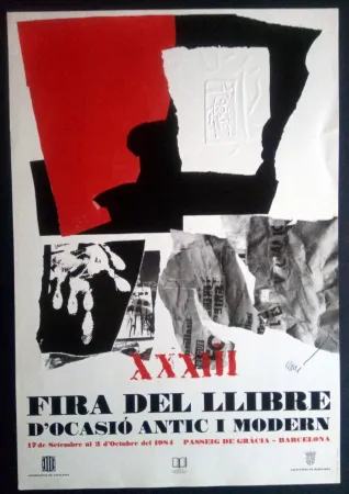 Cartel Clavé - XXXIII Fira del llibre d'ocasió antic i Modern
