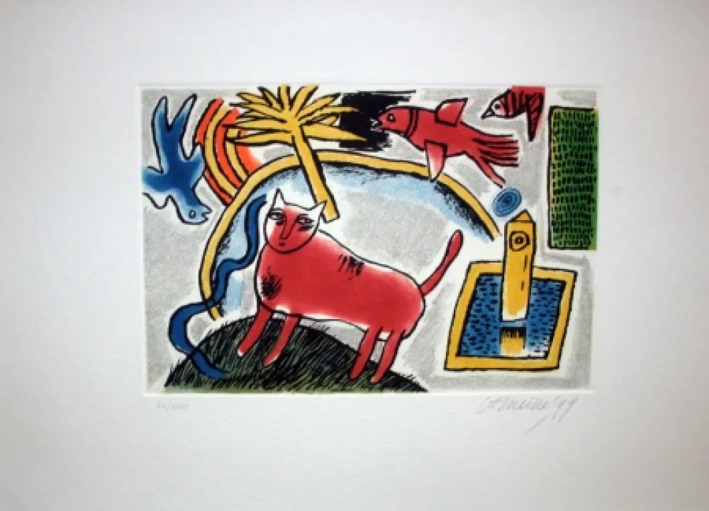 Aguafuerte Corneille - Composizione 1