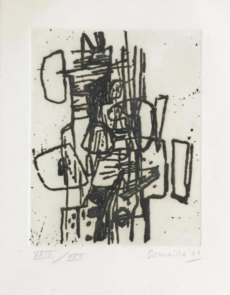Grabado Corneille - Untitled XIX