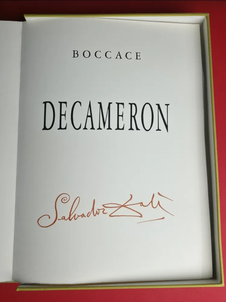 Libro Ilustrado Dali - Decameron 1972 - E.A copy from Rigal archive