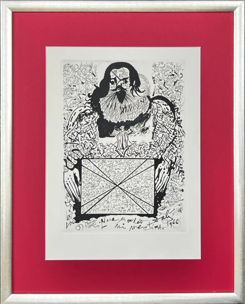 Aguafuerte Dali - Portirait of the Signatures
