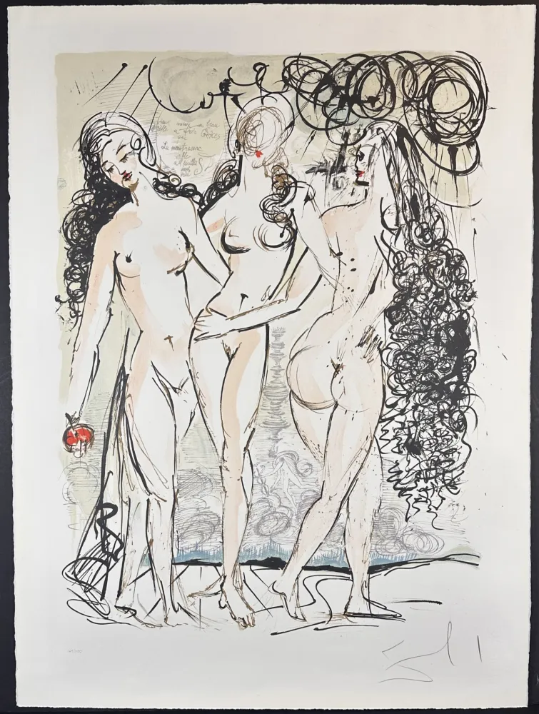 Litografía Dali - The Three Graces 