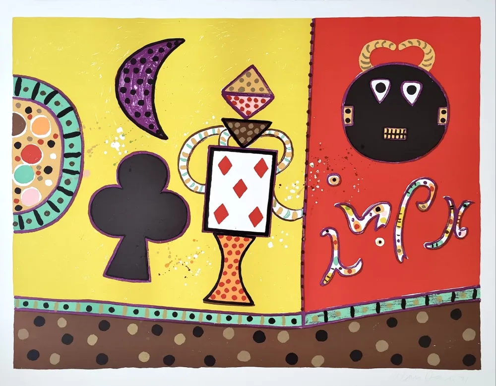 Litografía Davie - Guli Wall