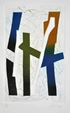 Aguatinta Dorny - Visage d'ombre 3