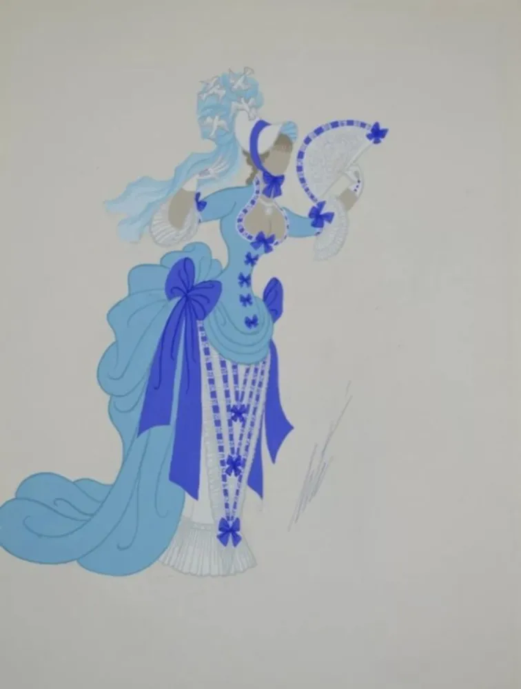 Múltiple Erte - Costume For Shadowgraph Scene, The Last Song, “Song”, #2
