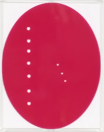 Múltiple Fontana - Portrait d’Antonin Artaud, by Otto Hahn (Red)