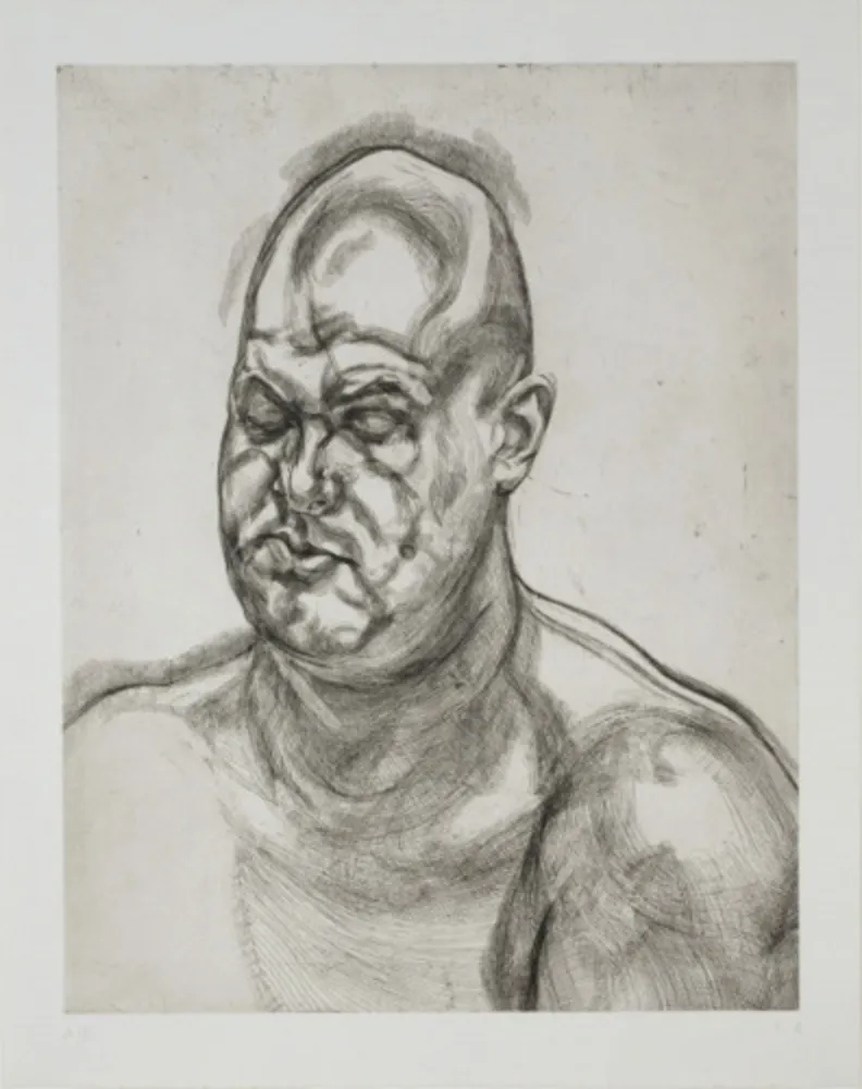 Grabado Freud - Large Head