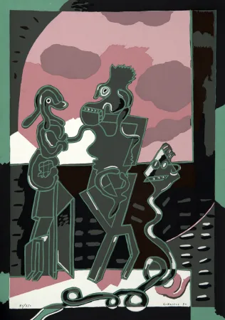 Serigrafía Gordillo - Sin título