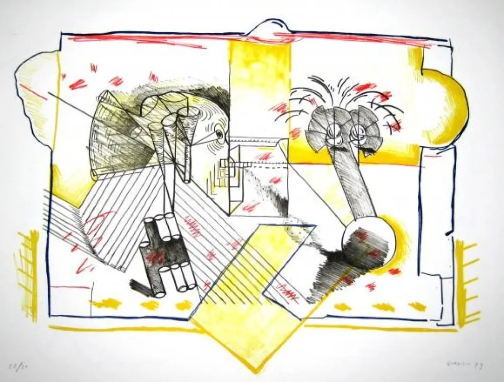 Serigrafía Gordillo - Sin titulo