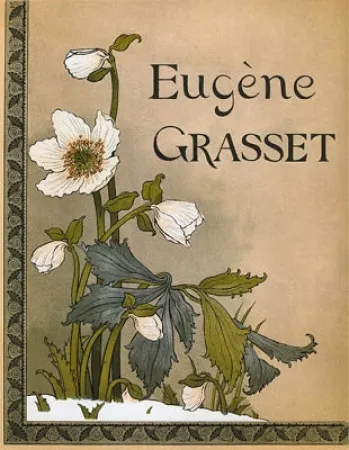 Litografía Grasset - Roses de Noël / Christmas Roses