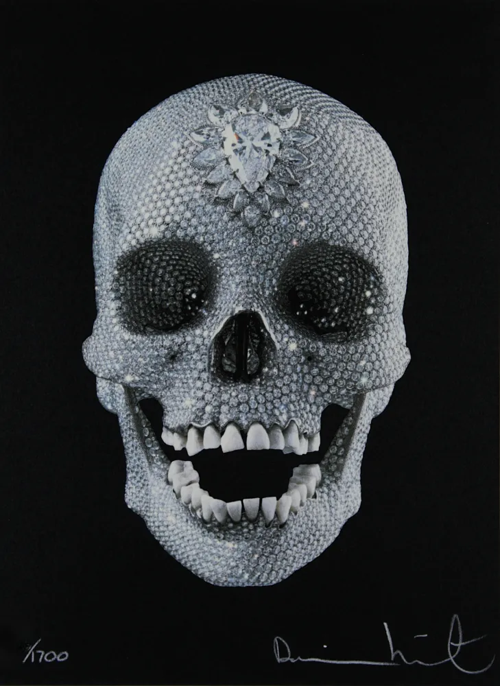 Serigrafía Hirst - For the Love of God, Believe