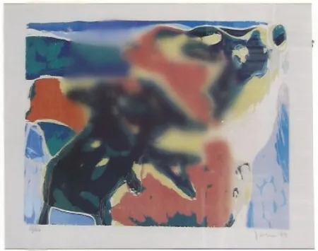 Grabado En Madera Jorn - Cobra, composición (portafolio Cobra II)