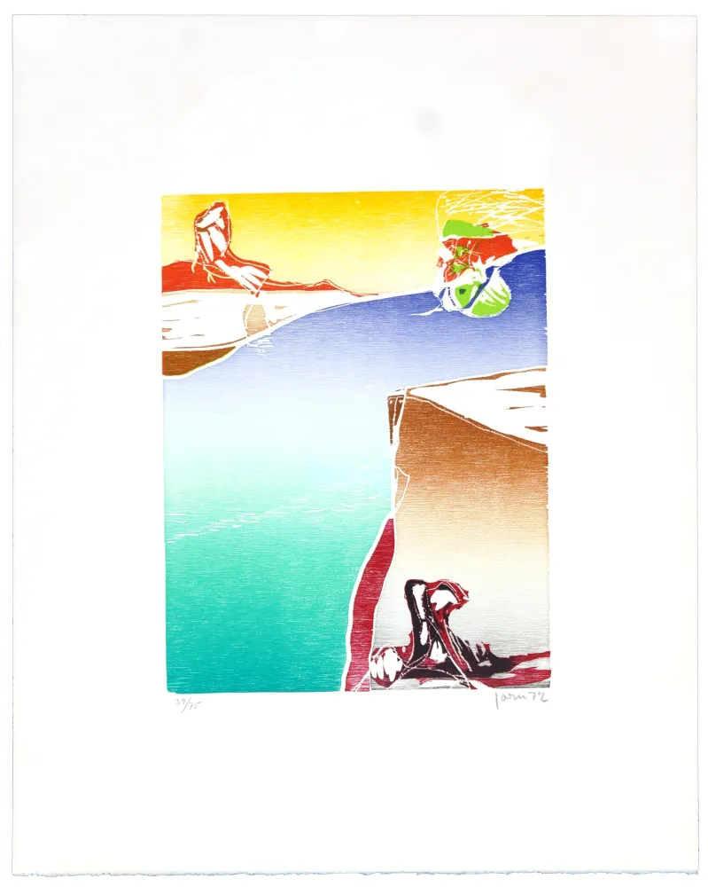 Grabado En Madera Jorn - Dans le sillage d’if aube