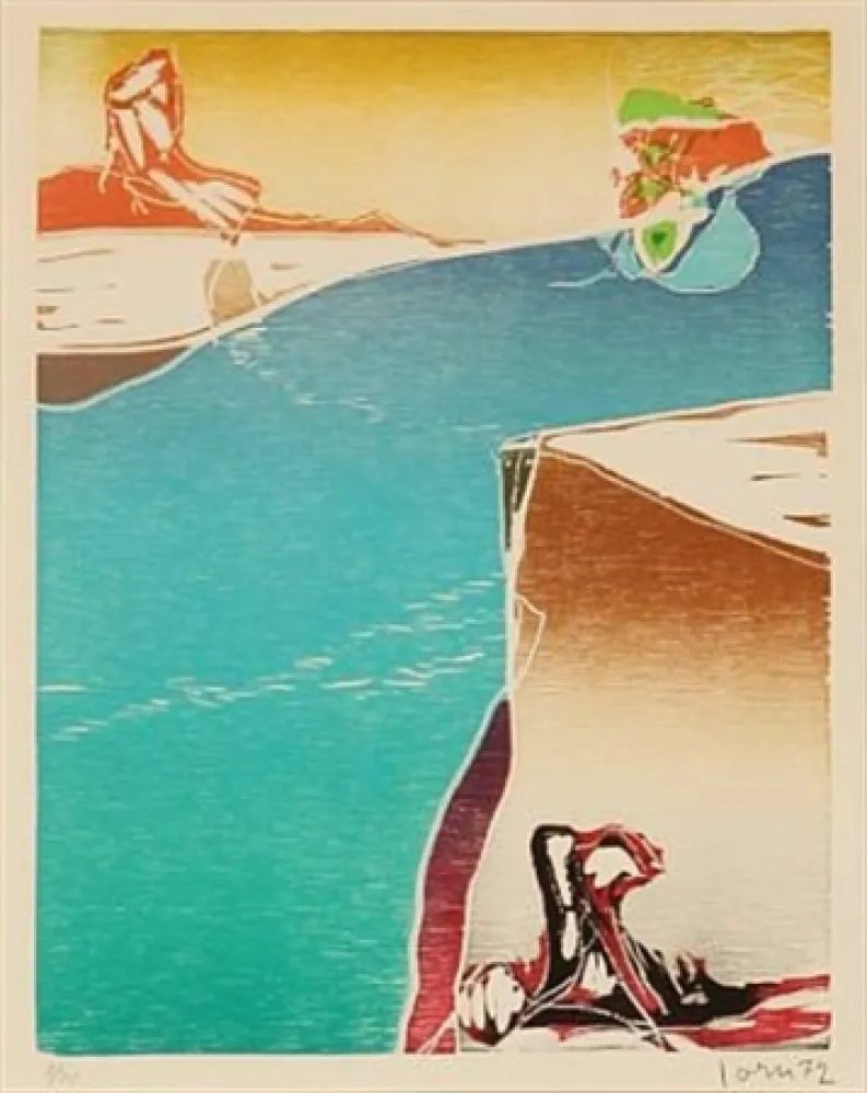 Grabado En Madera Jorn - Dans le sillage d'If-Aube