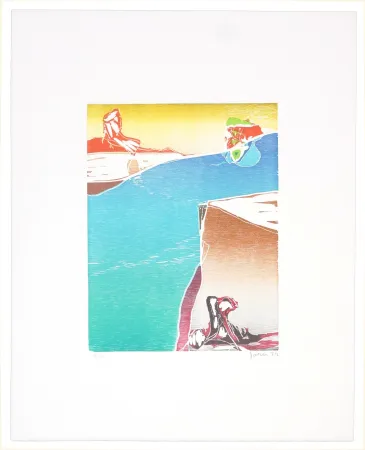 Grabado Jorn - Dans le sillage d'if aube