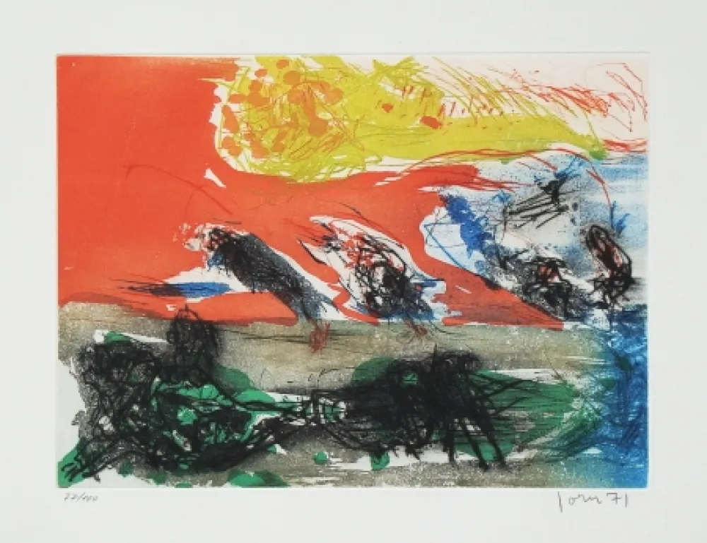 Aguafuerte Y Aguatinta Jorn - Miel de lune