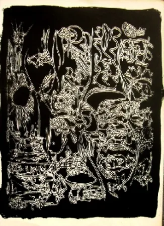 Litografía Jorn - Sans titre 