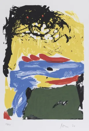 Litografía Jorn - Untitled 
