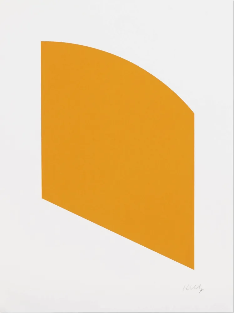 Litografía Kelly - Orange (Curve)