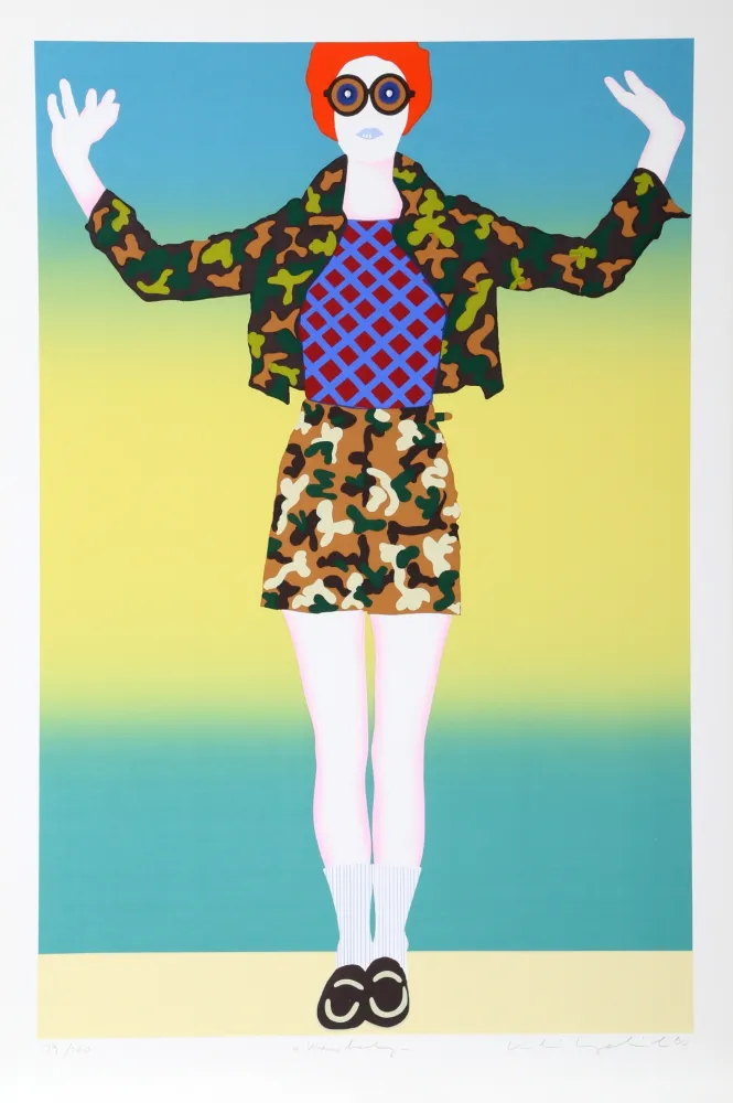 Serigrafía Kogelnik - War Baby