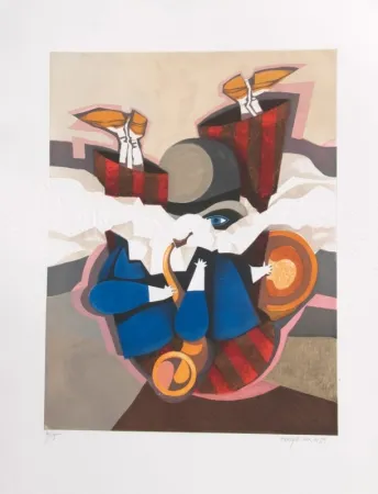 Aguatinta Marin - Jazzman