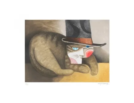 Grabado Marin - LE CHAPEAUTÉ