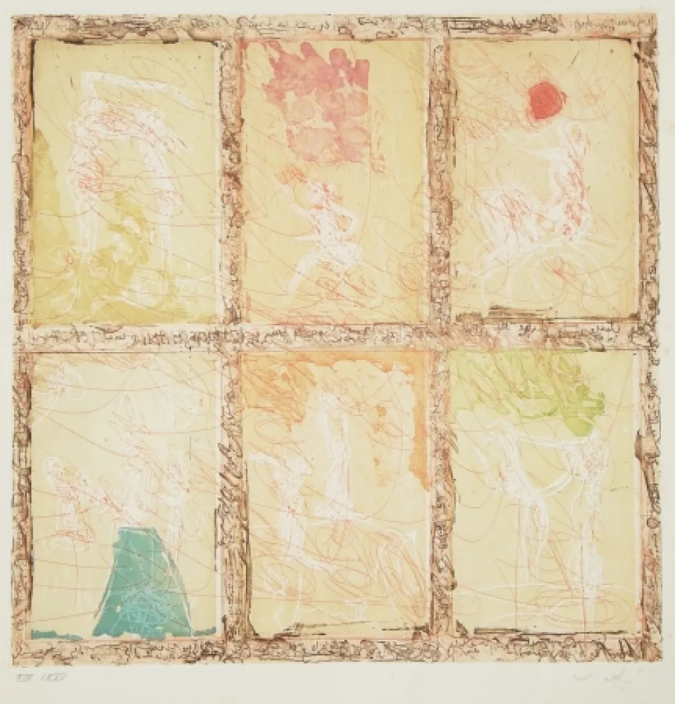 Aguafuerte Y Aguatinta Matta - Chair de rousse