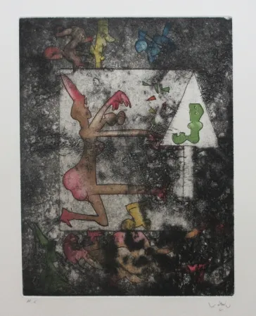 Aguafuerte Y Aguatinta Matta - L'Angle Mère