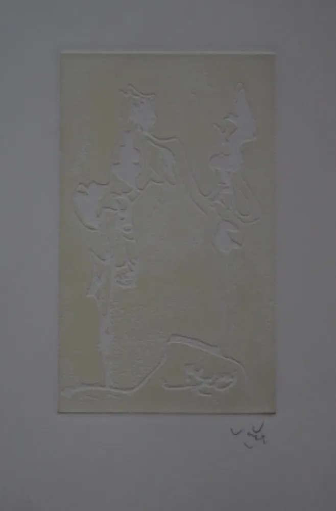 Grabado Matta - Les raconteurs de sperme.